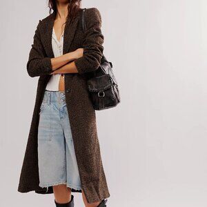 Free People Hailey Tweed Duster M